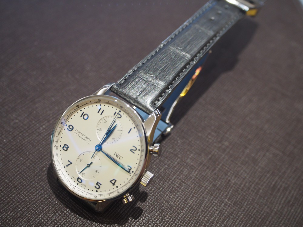 IWC ポルトギーゼ・クロノグラフをオーダーストラップで個性を
