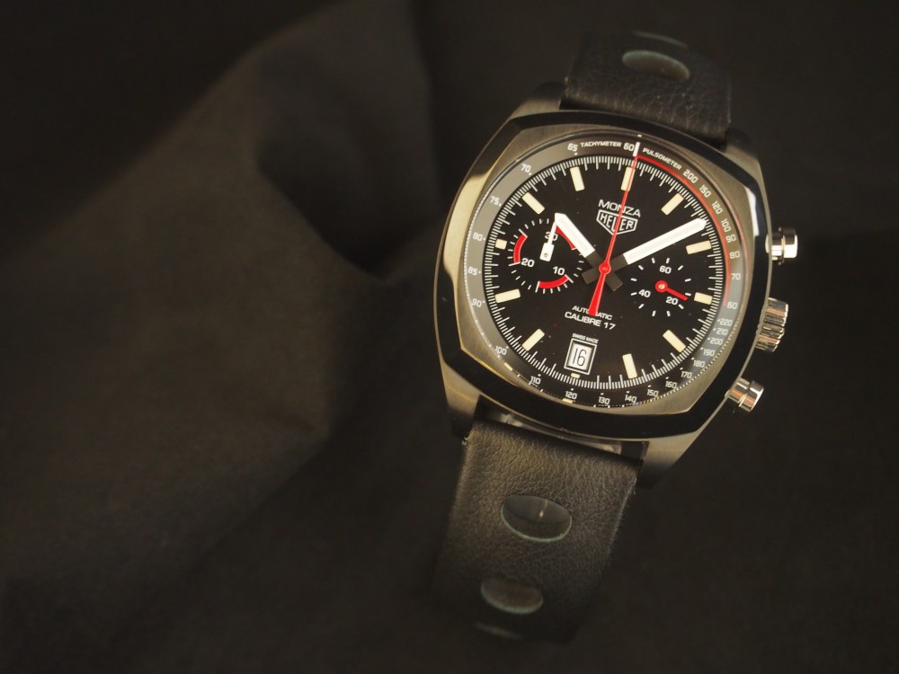 【生産終了モデル】クラシカルなデザインが魅力的タグ・ホイヤー《モンツァ キャリバー17》-TAG Heuer -PB130524