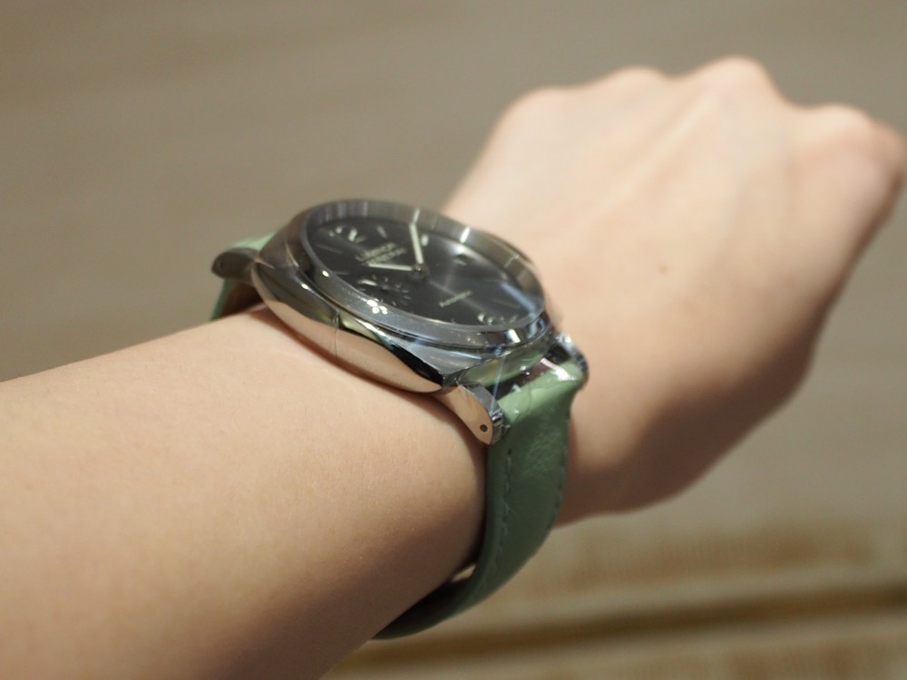 パネライ純正 ルミノールドゥエ38mm 交換レザーベルト-