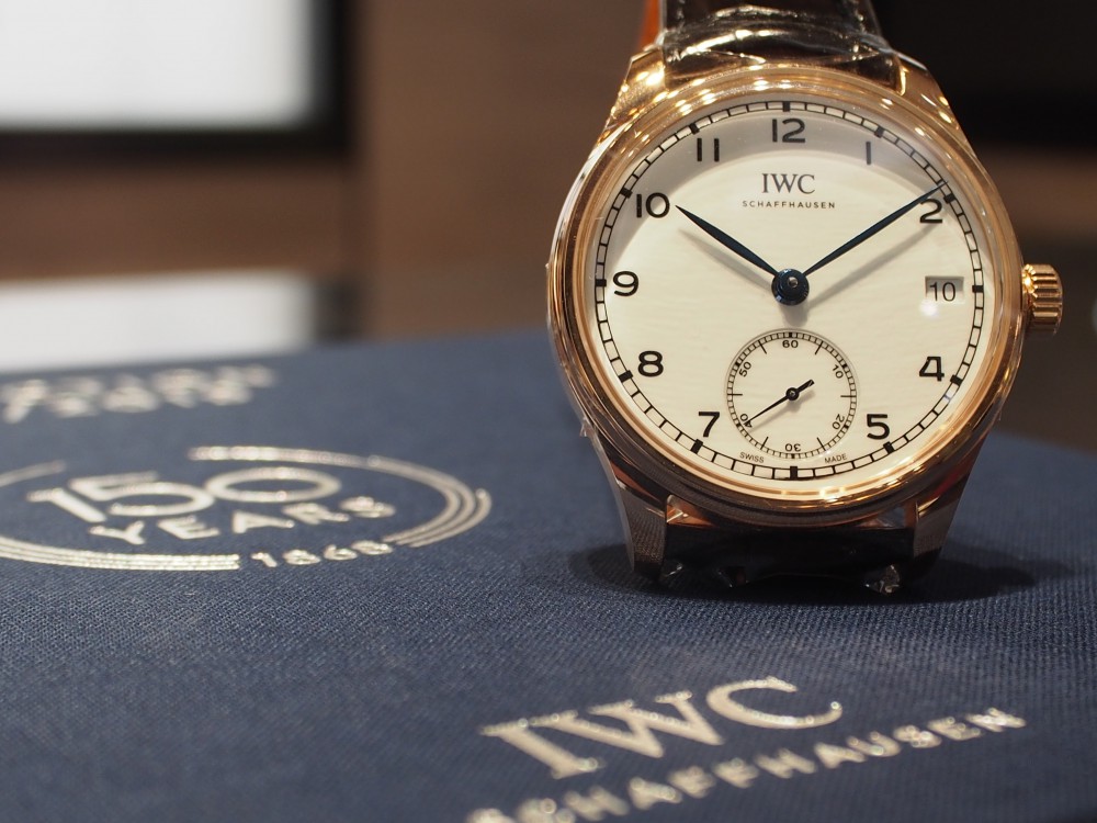 250本限定！IWC ポルトギーゼ・ハンドワインド・エイトデイズ “150 イヤーズ”IW510211入荷☆-IWC -PC100957