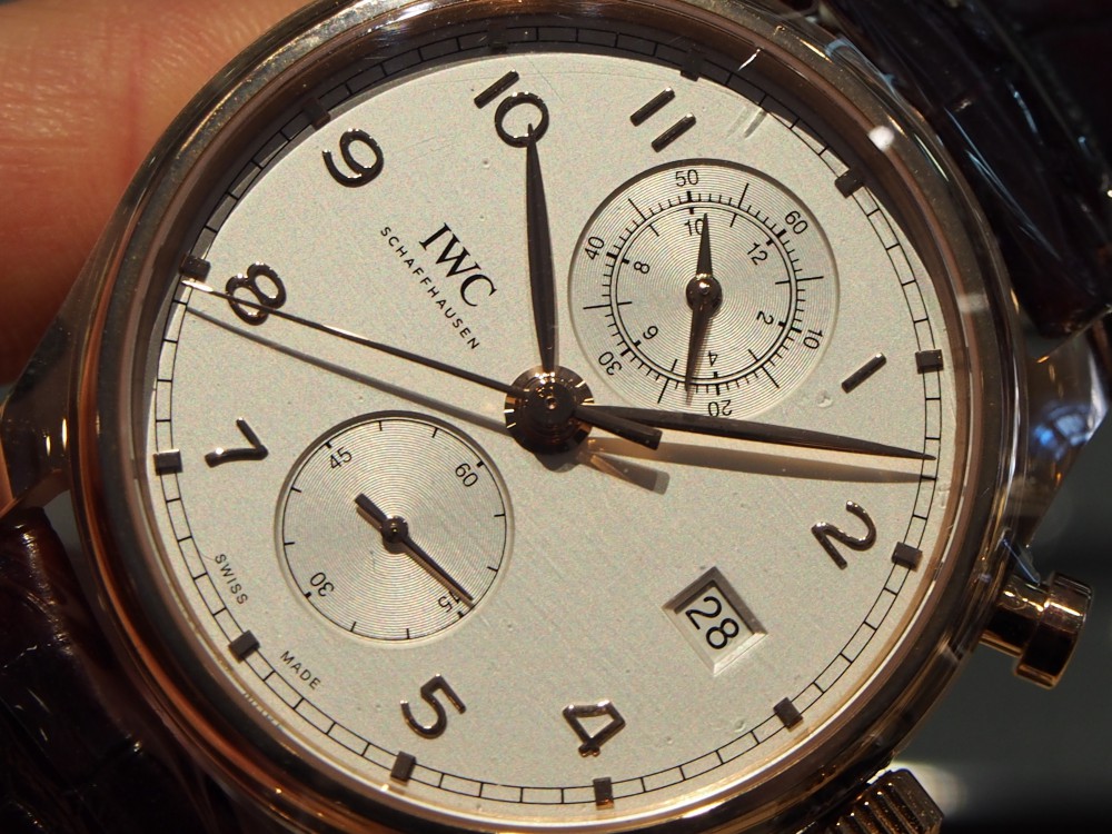 IWCフェア最終日！店頭に1本だけあるポルトギーゼ・クロノグラフ 