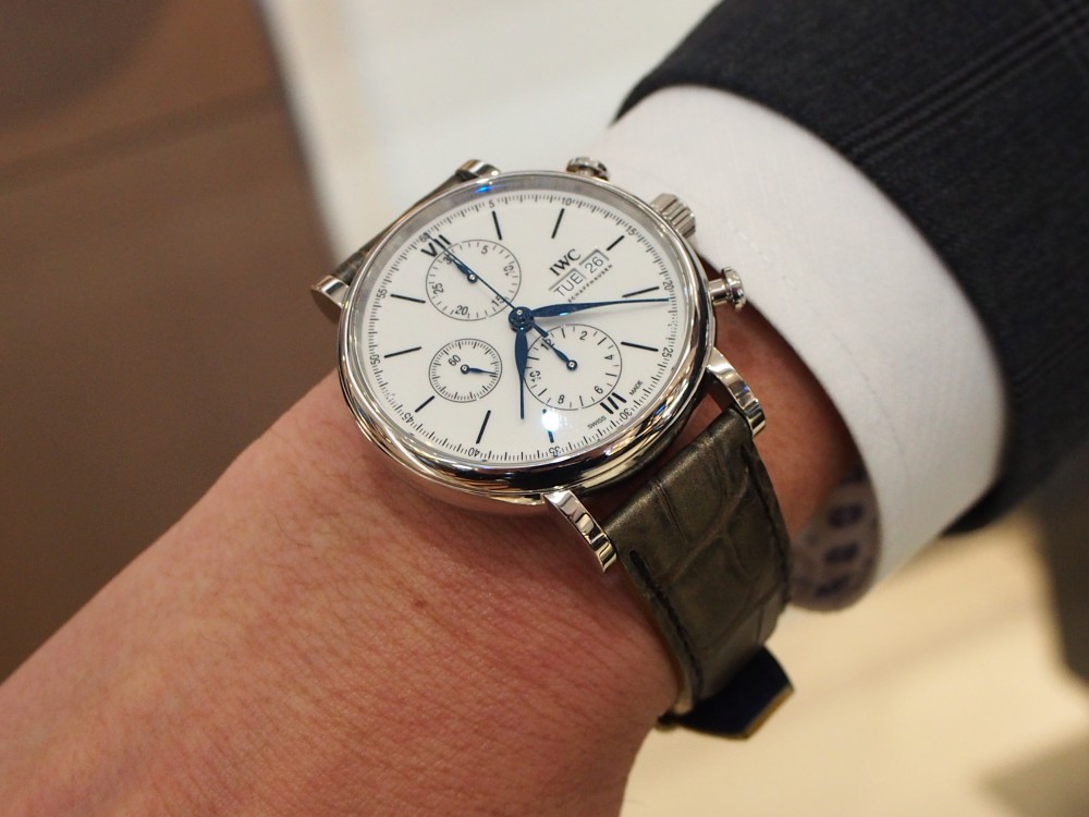 IWC150周年モデルのポートフィノ・クロノグラフもジャンルソーで