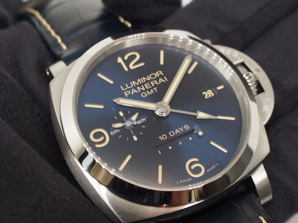 生産本数250本の希少モデル、パネライ ルミノール GMT 10デイズ PAM00986入荷しております！-PANERAI -P5180001