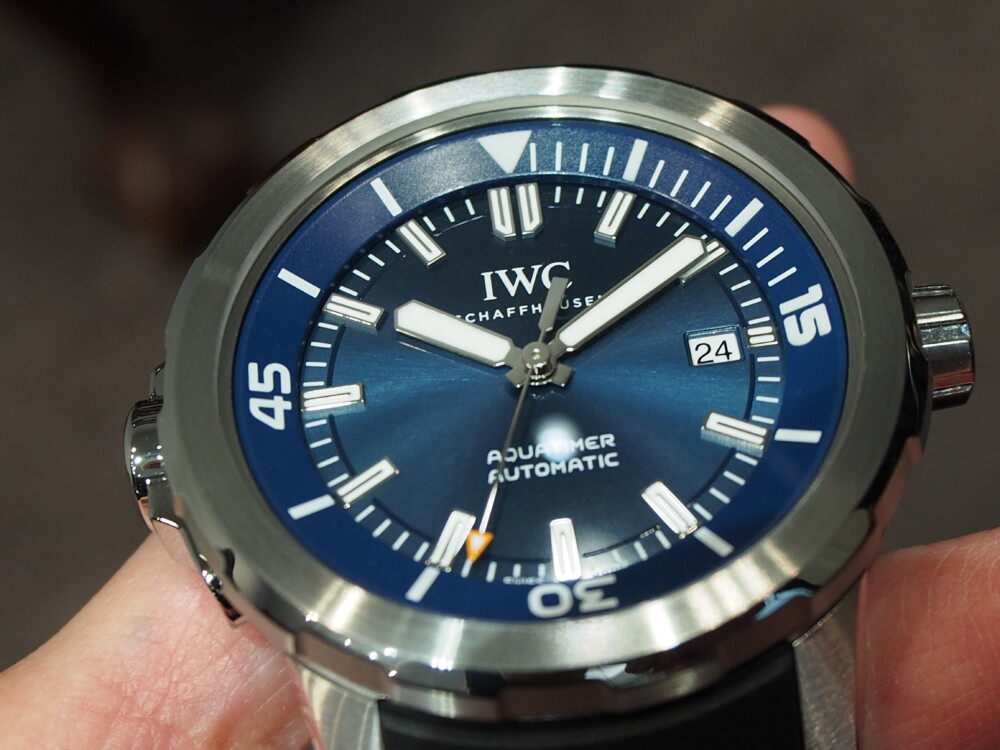 IWC/爽やかなブルー文字盤のシンプルなダイバーズウォッチ「アクアタイマー・オートマティック」-IWC -P5250143