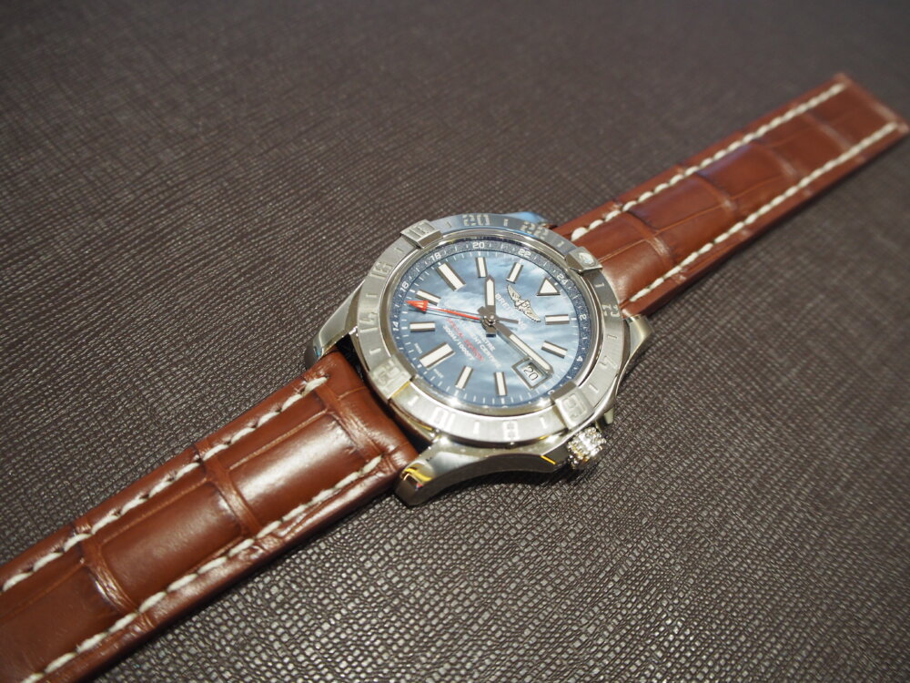ブルー アリゲーターストラップ - 20 1022P | Breitling