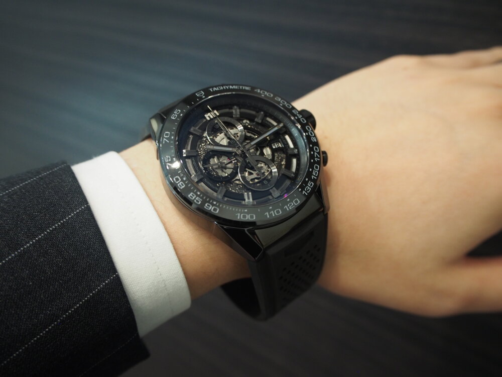 TAG Heuer カレラ01 ブラックセラミックCAR2A90