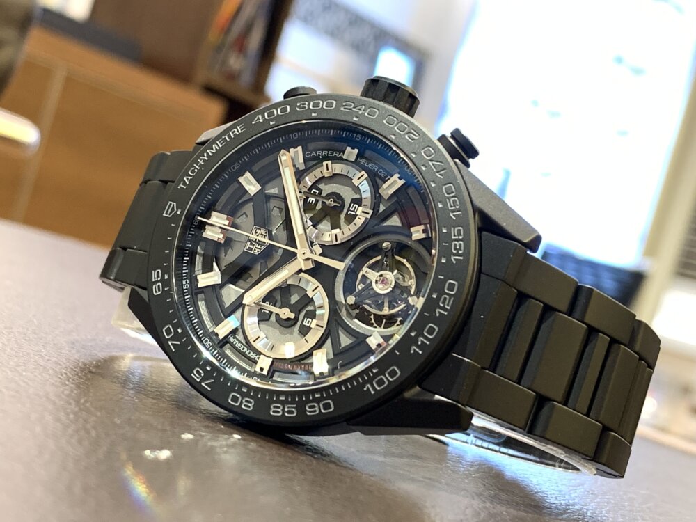 フルセラミックの「カレラ ホイヤー02T トゥールビヨン」複雑機構搭載モデル、再入荷！-TAG Heuer -11A36560-4C65-43DB-BC67-9C9A8A5D436B