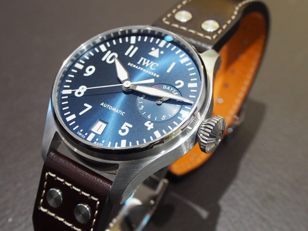 【IWC】力強さと美しさの両立！ブルー文字盤の「ビッグ・パイロット・ウォッチ」-IWC -P8050014