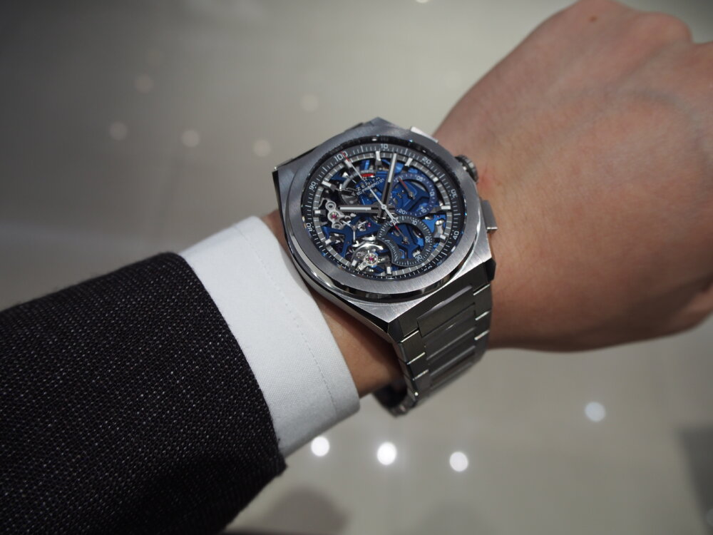 【ゼニス】生産終了モデル 44mmのチタンケース「デファイ エル・プリメロ 21」-ZENITH -P9020066