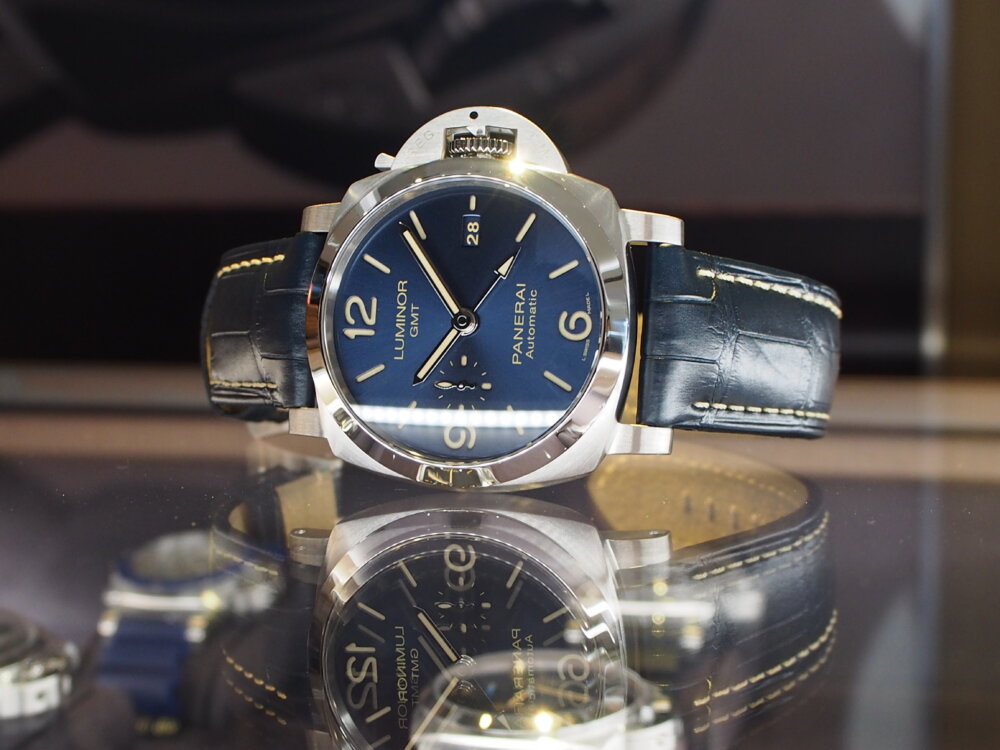 パネライ ルミノール 1950 GMT PAM01033 PANERAI 腕時計 ブルー文字盤