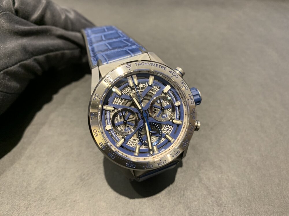 タグ・ホイヤーの日本限定モデルをメタルブレス→アリゲーターラバーへつけ替え！-TAG Heuer oomiya京都店のお客様 -S__21241860