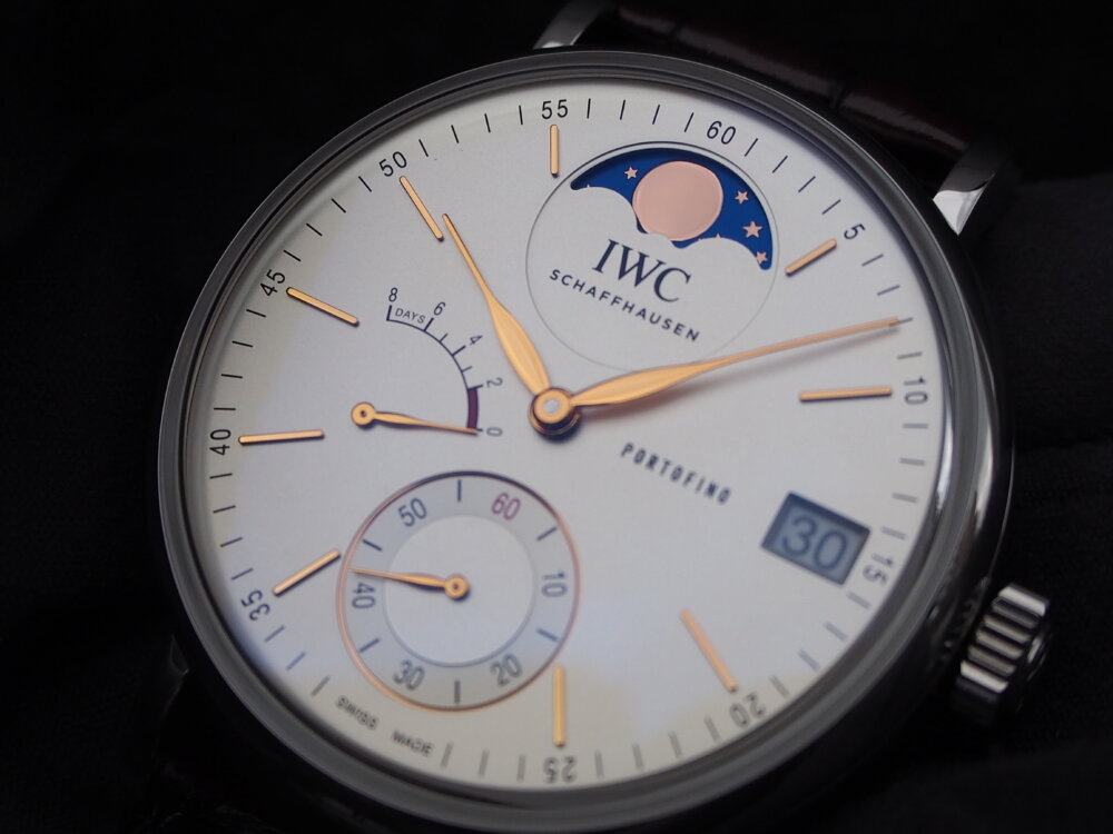 【IWC】クラシカルで優雅なデザイン、ポートフィノ・ハンドワインド・ムーンフェイズ-IWC -P4232564