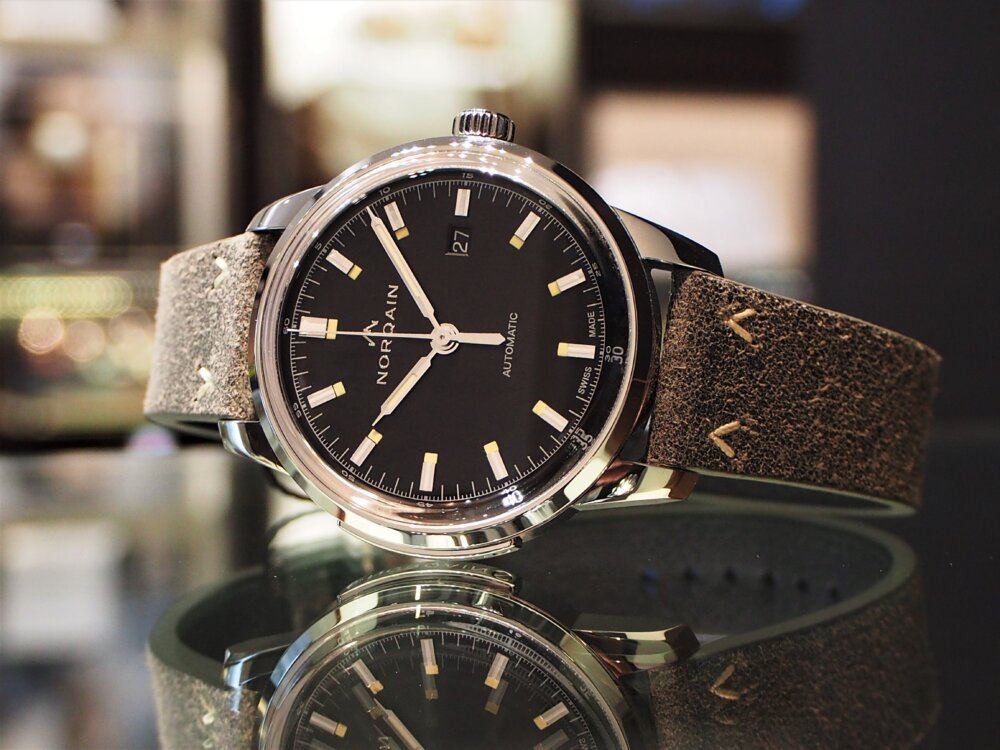 【ノルケイン】1960年代の時計に敬意を表して... シンプルでクラシカルな『フリーダム 60 オート』-NORQAIN -P5052523-1
