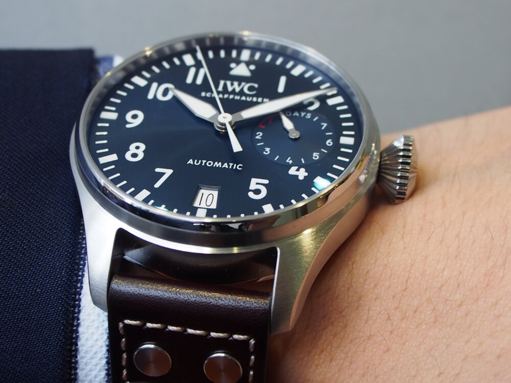腕時計 ベルト バンド 交換 IWC ビッグパイロット 互換品 牛革