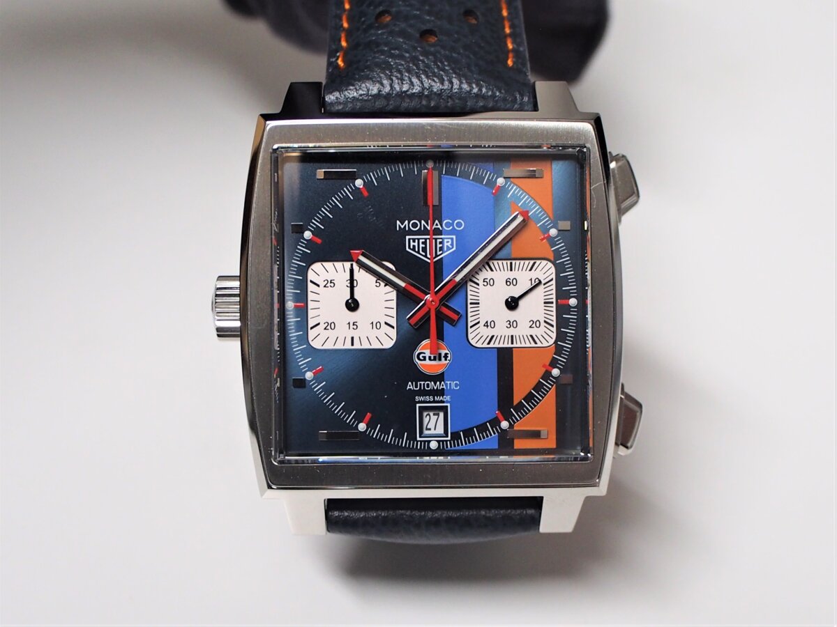 【タグ・ホイヤー】唯一無のデザインが特徴のモナコ ガルフエディションをご紹介-TAG Heuer -28d4ee4bfcabf5cdf163ec70acb4b3fa