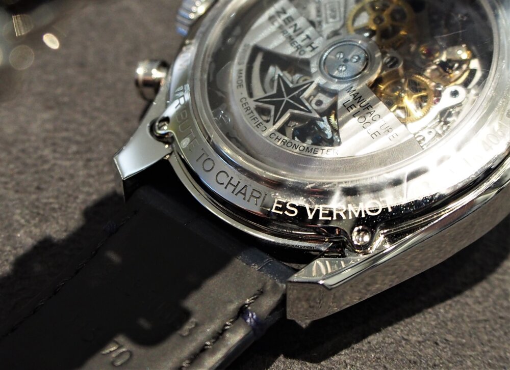 【ゼニス】時計職人シャルル・ベルモ氏の存在が詰め込まれた特別な一品。ゼニスの歴史を腕元に。-ZENITH -424603da6760878c75f8610a9034e521