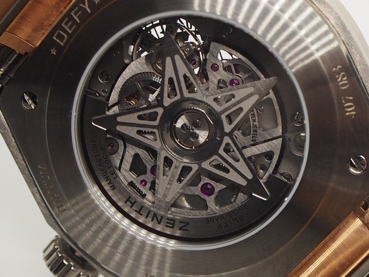 【ゼニス】"生産終了“ラグスポとスケルトン文字盤の融合 「デファイ クラシック」-ZENITH -P2110366