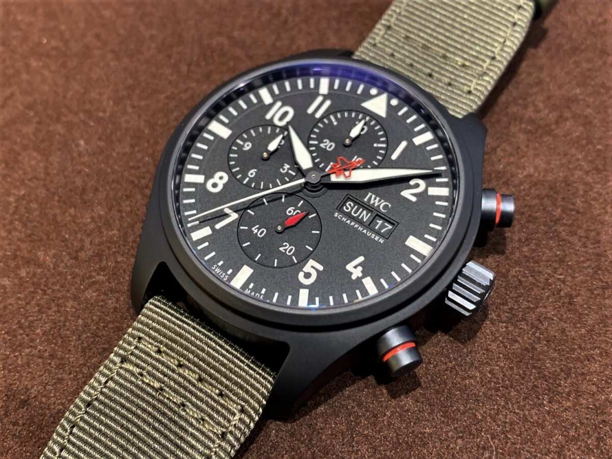 「IWC パイロット・ウォッチ・クロノグラフ・トップガン “SFTI”」をご紹介-IWC -S__43638789