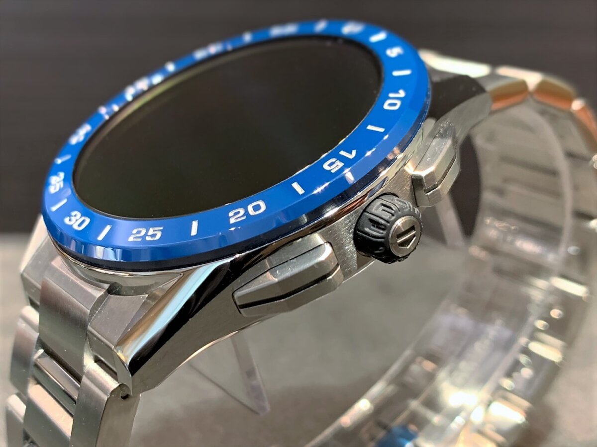 ☆最終【used】タグホイヤー コネクテッド 初代46mm ブルー - 時計