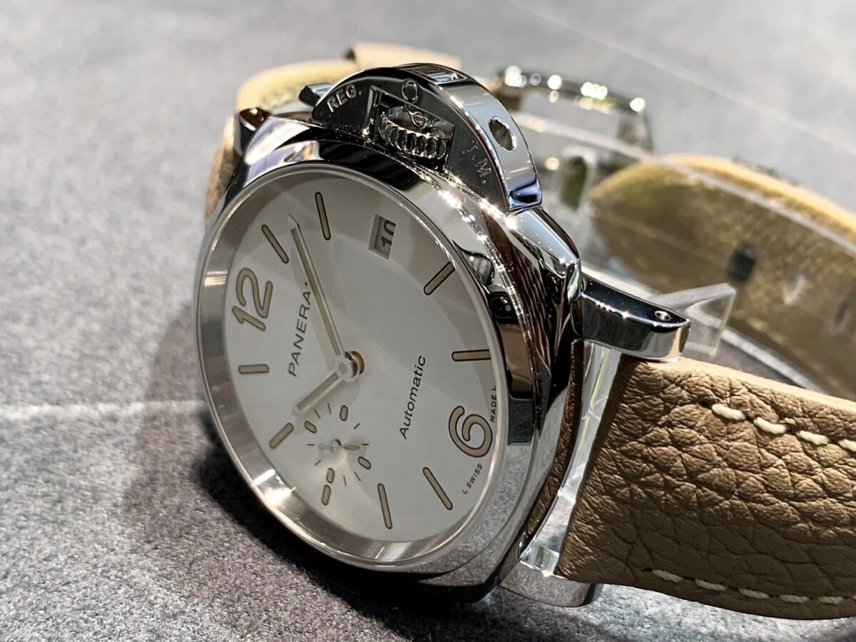 柔らかな印象の「ルミノール ドゥエ 38mm」PAM01043(生産終了