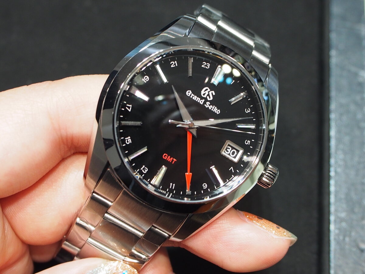 グランド セイコー GRAND SEIKO 腕時計 メンズ SBGN013 ヘリテージコレクション 9Fクオーツ GMT HERITAGE COLLECTION TRADITIONAL クオーツ（9F86） ブラックxシルバー アナログ表示