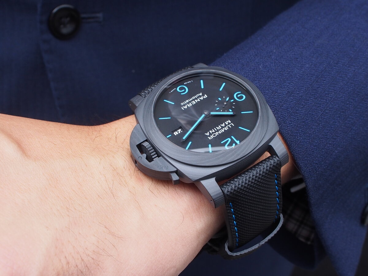 【パネライ】独特のデザインが男心をくすぐる1本　～ルミノール マリーナ カーボテック™️～-PANERAI -P9160897