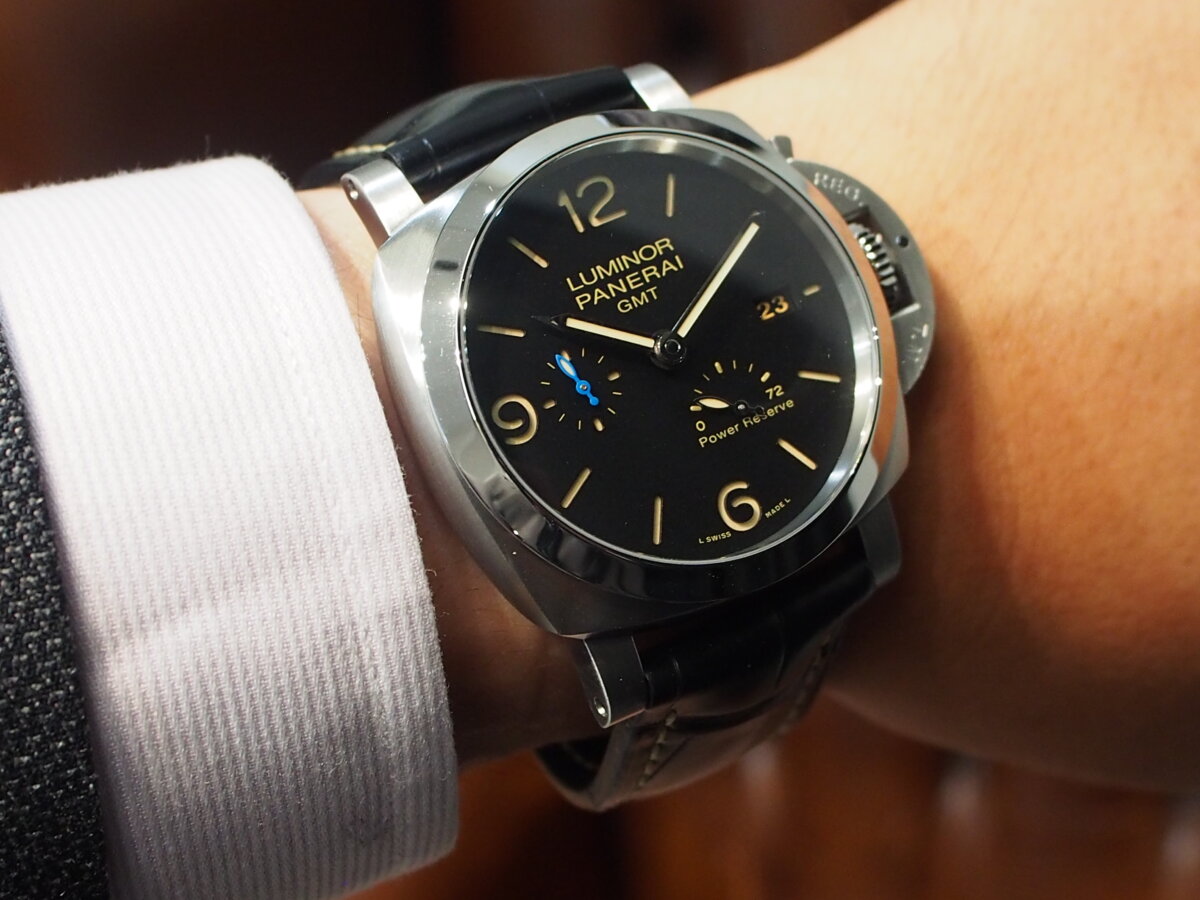 【パネライ】生産終了モデル PAM01321 「ルミノール GMT パワーリザーブ」-PANERAI -PA280574