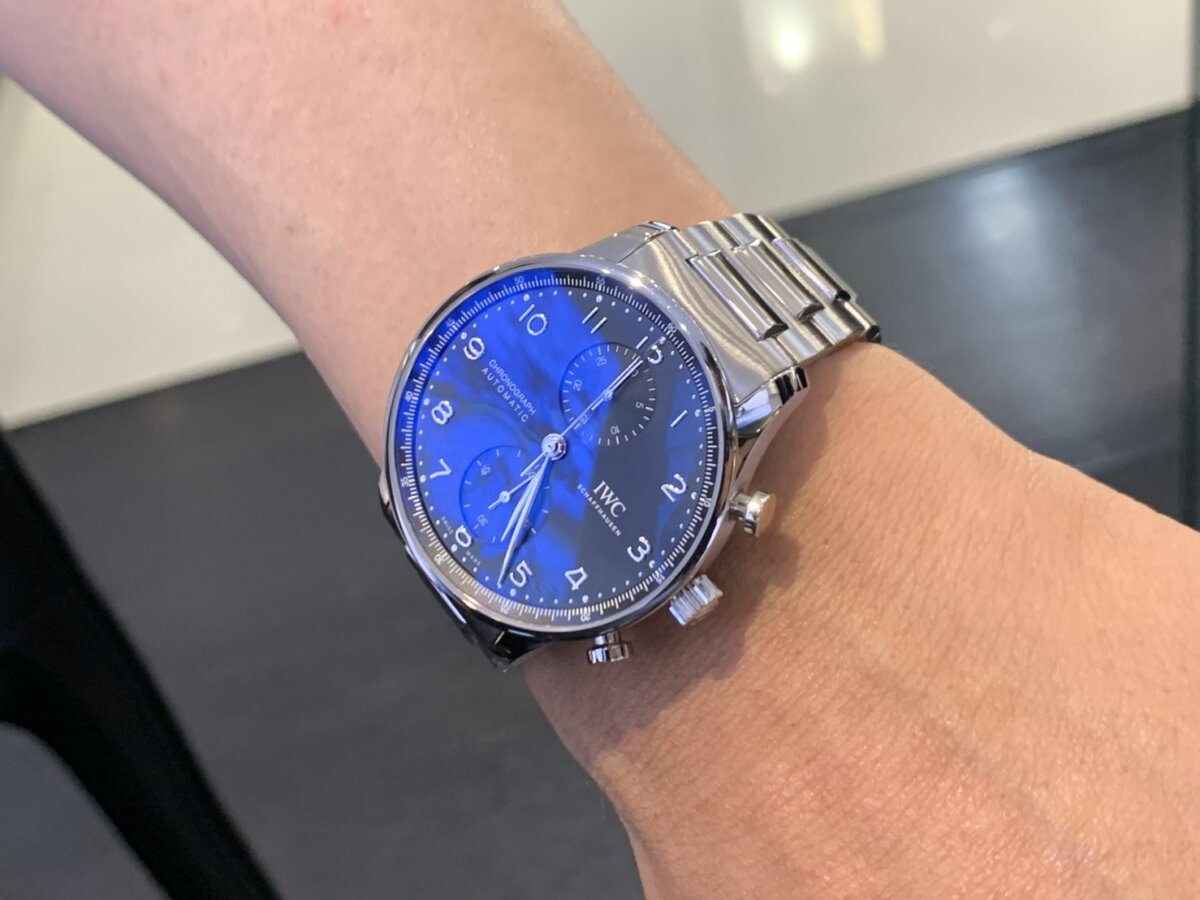 お客様の時計紹介】IWC 人気の「ポルトギーゼ・クロノグラフ