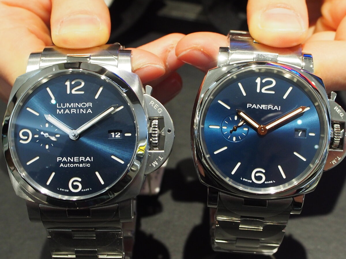 【パネライ】ステンレス製ブレスレットの「ルミノール マリーナ」＆「ルミノール ドゥエ」徹底比較-PANERAI -PB070810