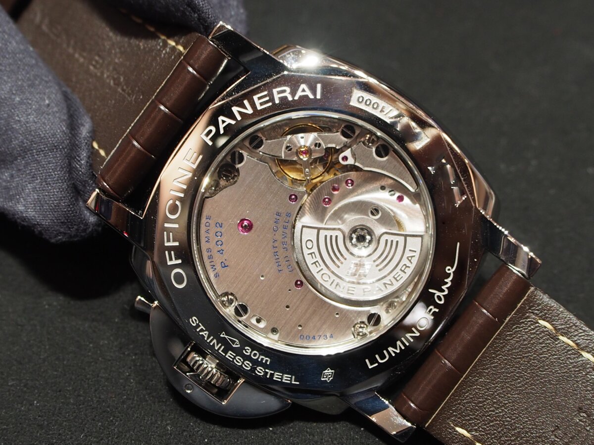 【パネライ】技術力と洗練された美しさ「ルミノール ドゥエ GMT パワーリザーブ」-PANERAI -PC040189-2