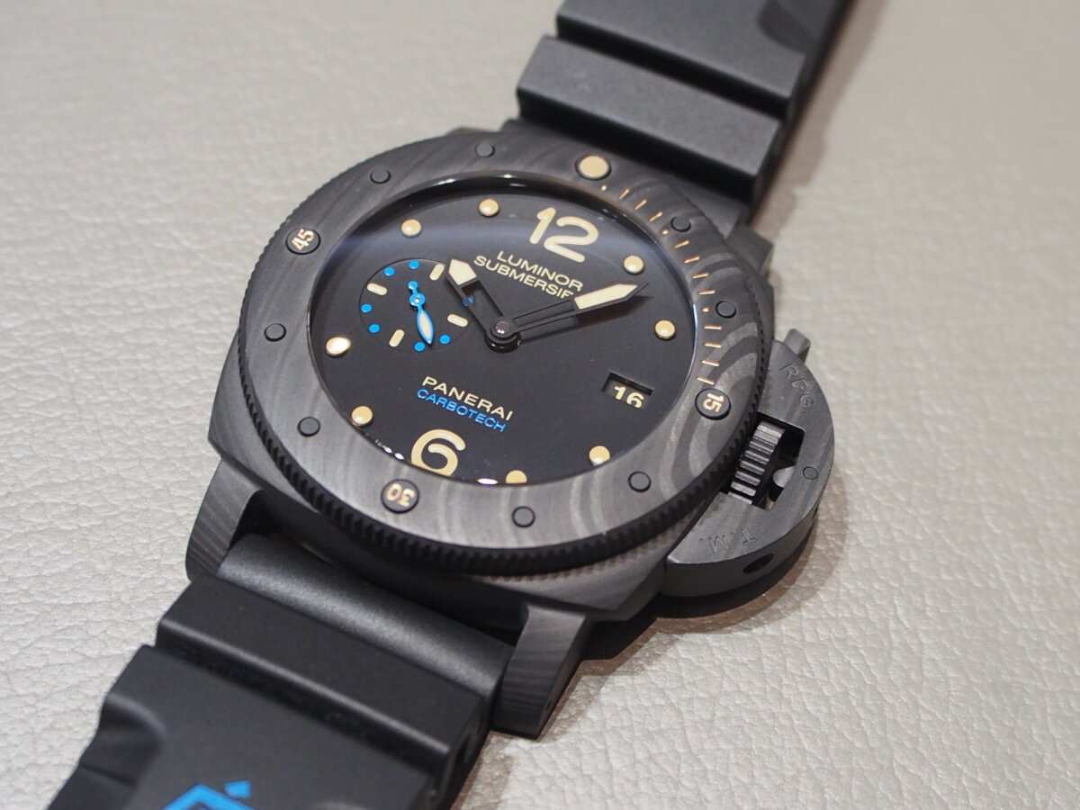 特殊素材を使用したパネライの迫力満点な1本　～サブマーシブル カーボテック™～-PANERAI -P1170931