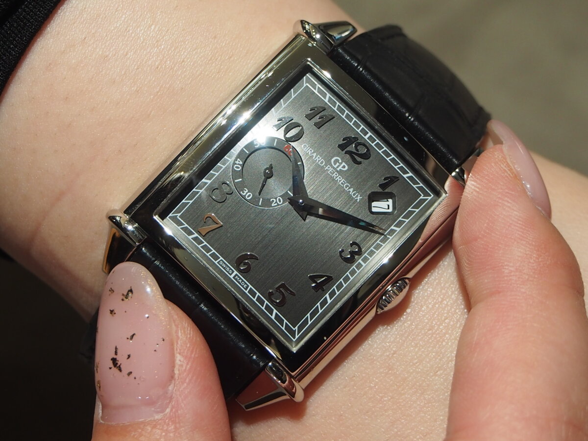 【ジラール･ぺルゴ】女性でも抜群のフィット感！「ヴィンテージ1945 デイト&スモールセコンド」-GIRARD-PERREGAUX -P3140689