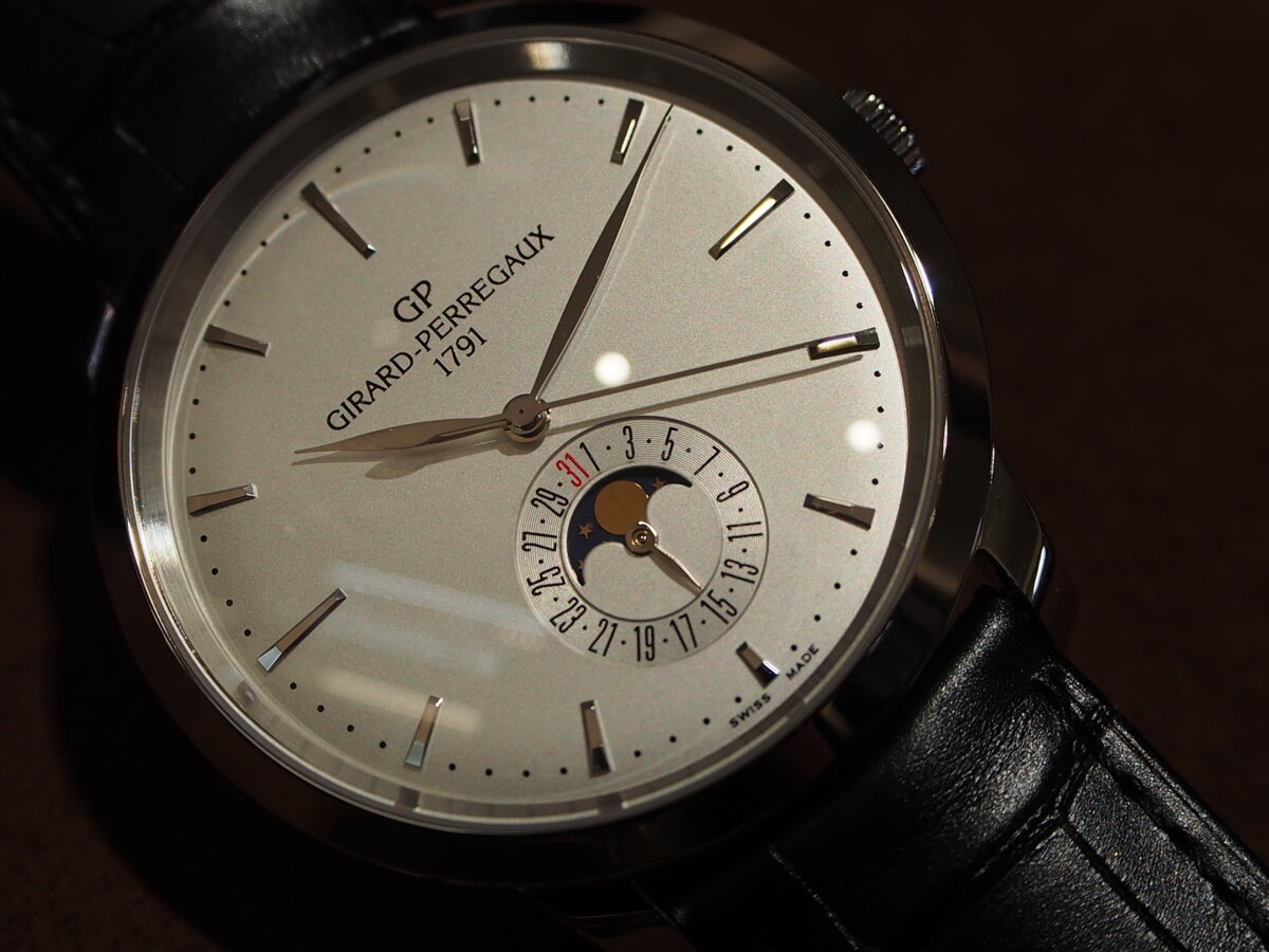 【ジラール･ぺルゴ】シンプルな美しさ「1966 デイト アンド ムーンフェイズ」-GIRARD-PERREGAUX -P6163081