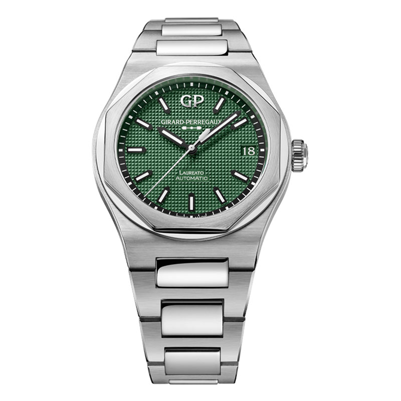 【ジラール・ぺルゴ】なぜ緑文字盤の時計って人気？その質問、待ってました！～ロレアート 42mm グリーン～-GIRARD-PERREGAUX -ow10688