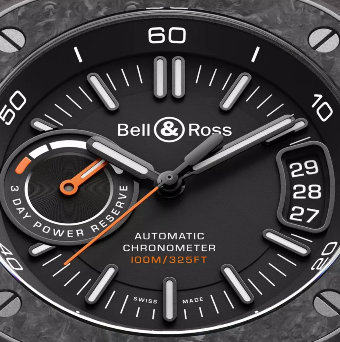 【ベル&ロス】生産本数が少ない貴重なモデル？「BR-X5 カーボン オレンジ」唯一無二のデザイン-BELL&ROSS -5719439391bb99001edeb09adeda0f1a