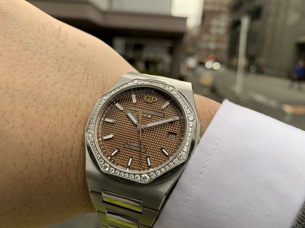 【ジラール・ぺルゴ】2024年新作！！ロレアート38mmコッパーにベゼルダイヤモンドが登場！-GIRARD-PERREGAUX -S__77840389_0