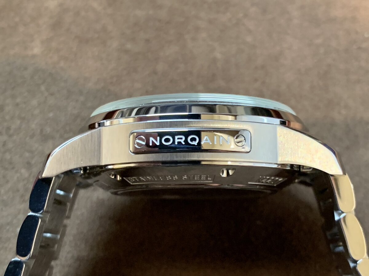 【ノルケイン】記念日に時計はいかがですか？～新作「フリーダム 60 クロノ 40mm」ピスタチオ、ピーチ文字盤～-NORQAIN -S__46080007_0