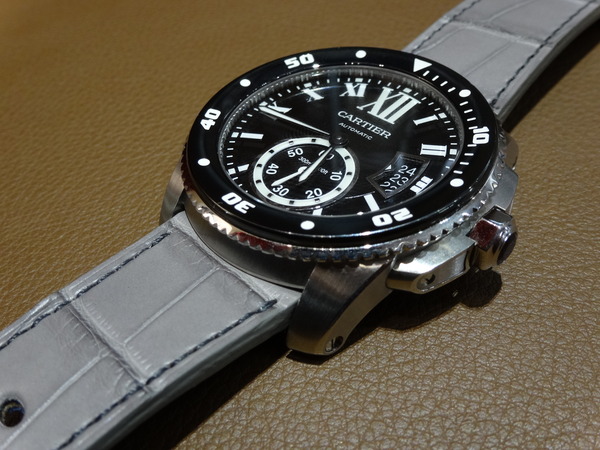 〇Cartier Calibre カルティエカリブル ラバーベルト FZ8152