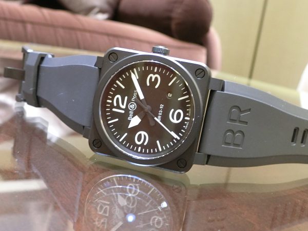 ベル&ロス 計器を思わせる BR03 92-BL-CE/SRB - Bell＆Ross 