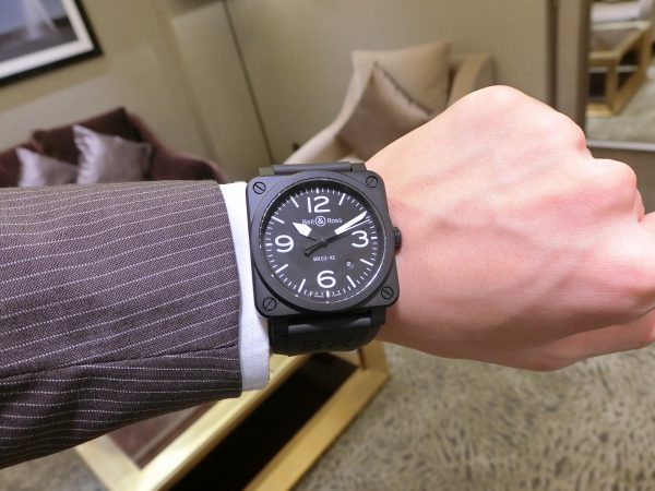 ベル&ロス 計器を思わせる BR03 92-BL-CE/SRB - Bell＆Ross 