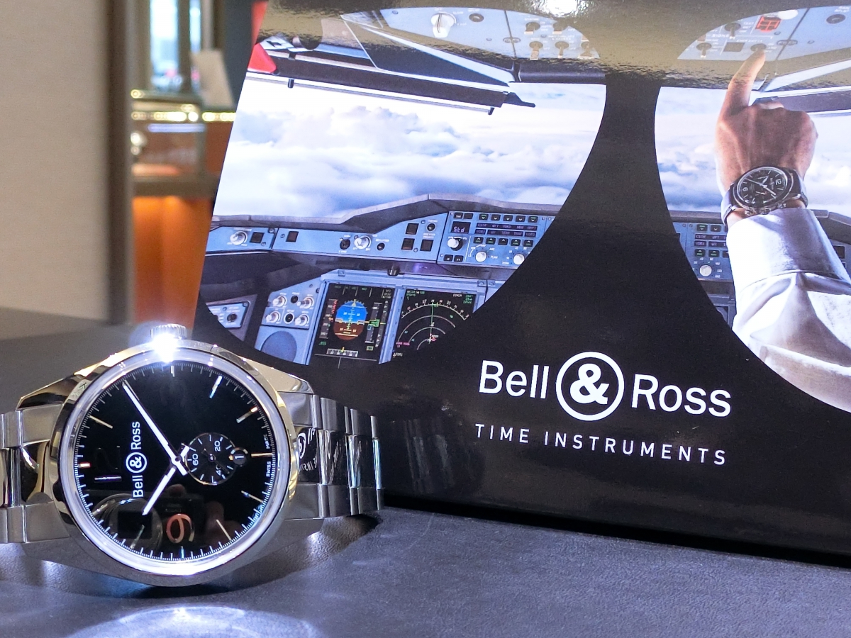 ベル＆ロス Bell & Ross BR123 ファントム BR123-PHANTOM-R ステンレススチール 自動巻き メンズ 腕時計