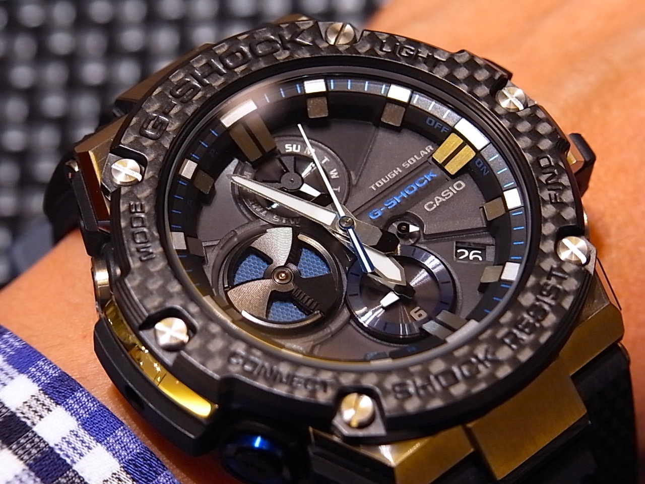 カシオ G-SHOCK G-STEEL GST-B100 カーボン | www.carmenundmelanie.at