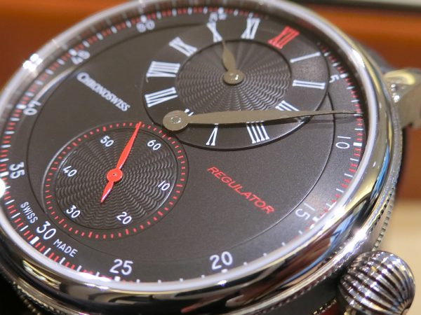 BLACK×REDがカッコイイ！レギュレーター クラシック/CH-8723-BK-RALLYE～CHRONOSWISS～ - CHRONOSWISS 