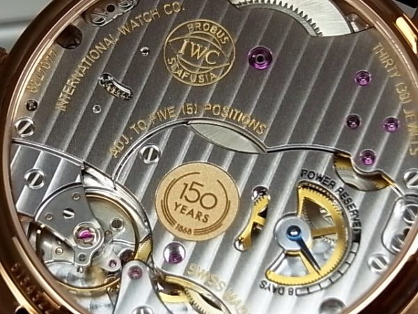 IWC 150周年モデル 「ポルトギーゼ・ハンドワインド・エイトデイズ“150 イヤーズ”」が入荷 - IWC 