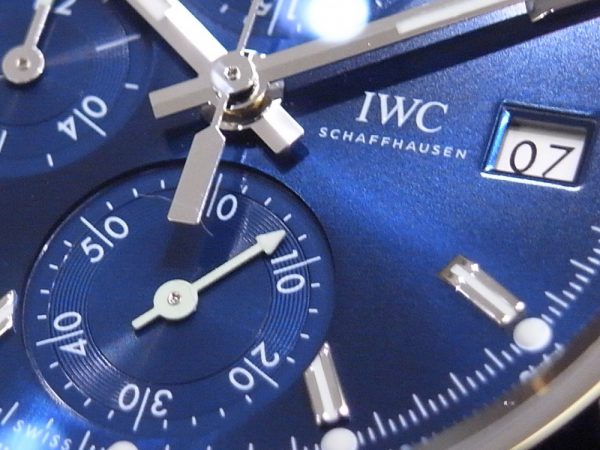 IWC 美しいブルーの文字盤が印象的なインヂュニア・クロノグラフが入荷｜40th Anniversary FAIR 開催中！ - IWC 
