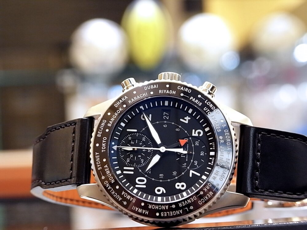 チャンピオンズリーグ決勝を控えた指揮官の着用モデル、IWC「パイロット・ウォッチ・タイムゾーナー・クロノグラフ」 - IWC 