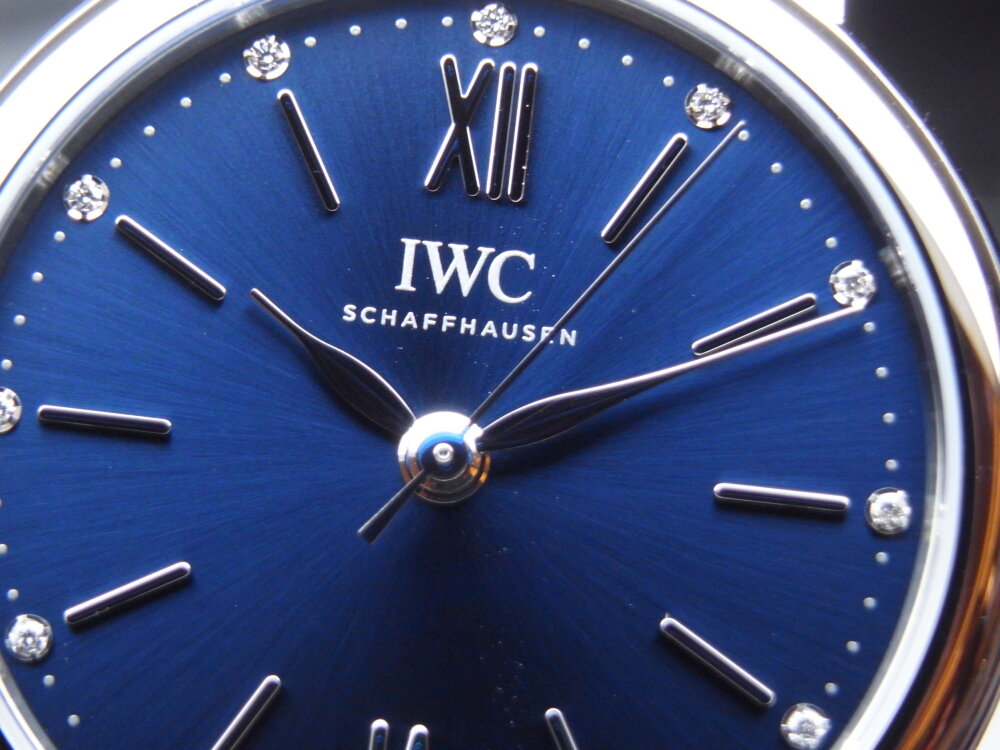 IWC  華やかなブルーが美しいレディスモデル「ポートフィノ・オートマティック34」IW357404 - IWC 
