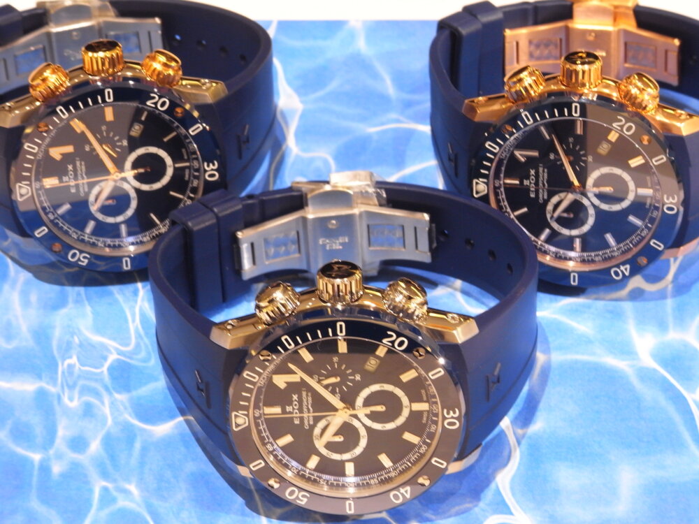 EDOX バリエーション豊富なクオーツクロノ「クロノオフショア1 クロノ