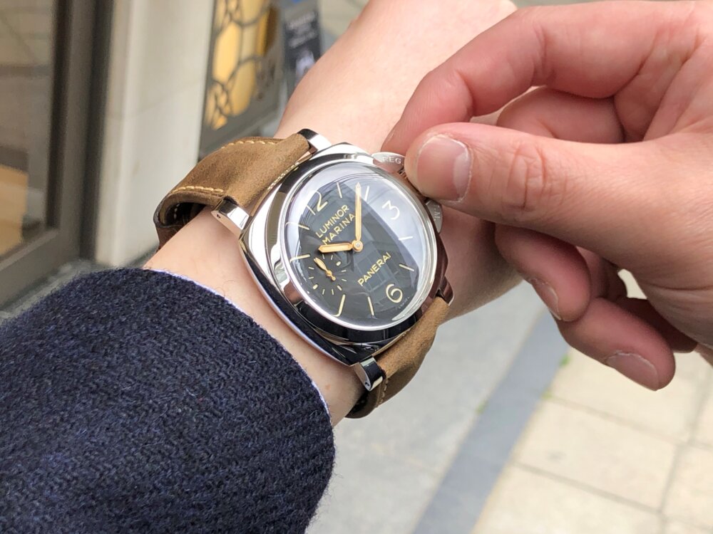 パネライ　レトロな雰囲気漂う「ルミノール　マリーナ」47mm、PAM00422をご紹介。 - PANERAI（取扱い終了） 