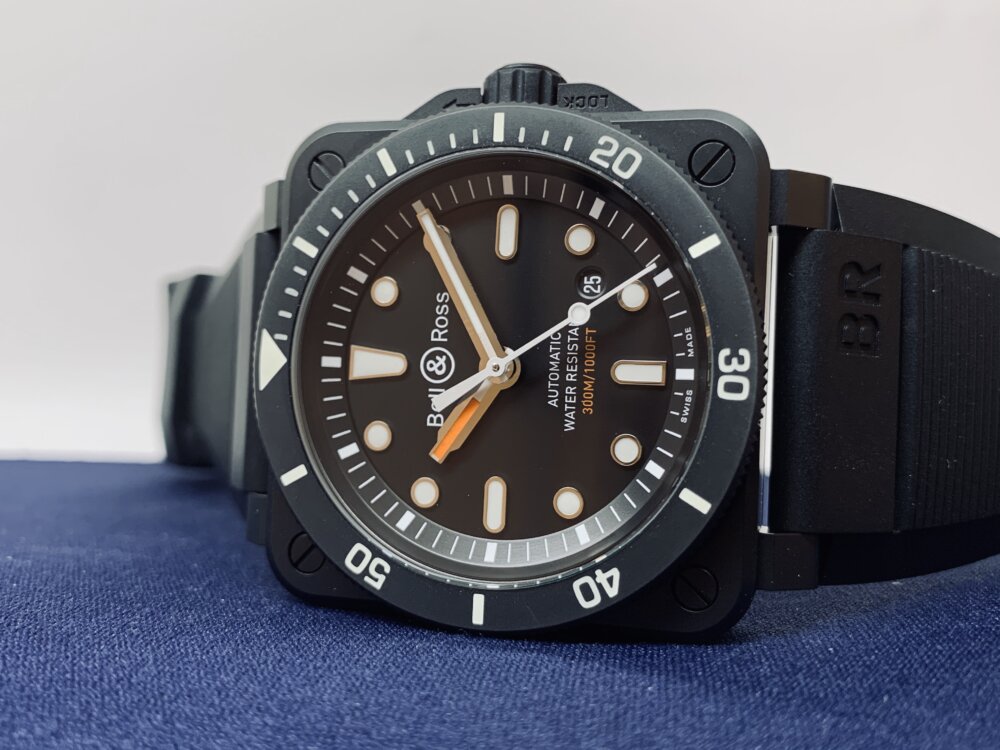 本格的ダイバーウォッチ×ブラックセラミック！BR03-92 DIVER BLACK MATTE～ベル＆ロス～ - Bell＆Ross 